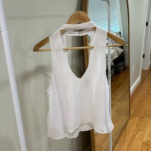 Show Me Your MuMu Casey Collar Shirt White